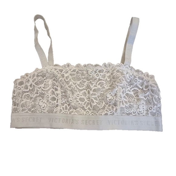 Victoria's Secret Lacy Sexy Bralette; RN54867; Crème; Size Small - Picture 4 of 11